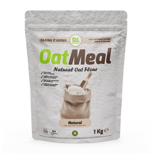 OatMeal Natural Flour Daily Life Farina di Avena Naturale 1 kg, Ricca di Fibre e Fonte di Proteine