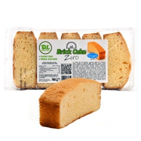 Brick Cake Zero Yogurt Daily Life Soft Plumcake Snack Without Added Sugar, 190g Brick Cake Zero Yogurt Daily Life Soft Plumcake Snack Without Added Sugar, 190g
