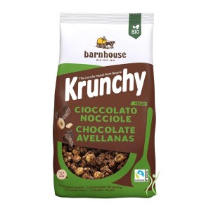Krunchy Cioccolato e Nocciola Barnhouse  Granola Biologica con Cioccolato Fondente e Nocciole