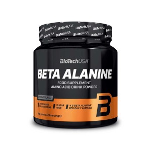 Beta Alanine BioTechUSA 300 g Beta-Alanina Pura in Polvere Senza Glutine e Senza Lattosio Beta Alanine BioTechUSA 300 g Beta-Alanina Pura in Polvere Senza Glutine e Senza Lattosio