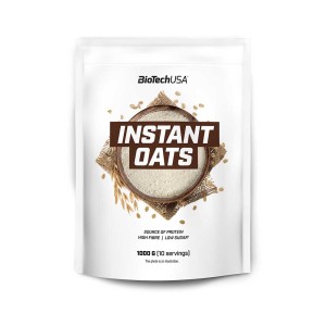 Instant Oats BioTechUSA 1000 g Non Aromatizzata Farina d'Avena 100% Instant Oats BioTechUSA 1000 g Non Aromatizzata Farina d'Avena 100%