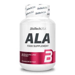ALA BioTechUSA 250 mg Acido Alfa Lipoico 50 Capsule