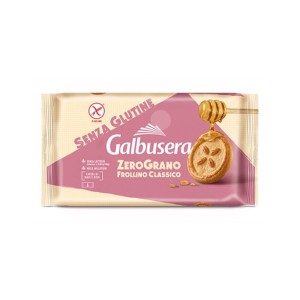 Frollini Classici con Miele Millefiori ZeroGrano Galbusera Senza Glutine e Senza Lattosio