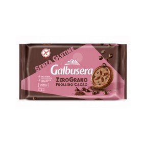 Biscuits ZeroGrano au cacao et aux pépites de chocolat Galbusera Sans gluten et sans lactose Biscuits ZeroGrano au cacao et aux pépites de chocolat Galbusera Sans gluten et sans lactose