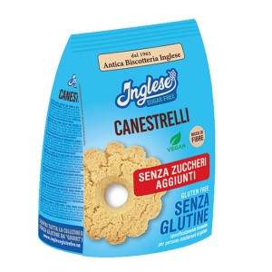 Canestrelli Senza Glutine e Senza Zuccheri Aggiunti Inglese 200 g