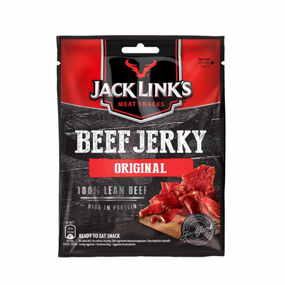 Beef Jerky original Jack Link's carne essiccata 