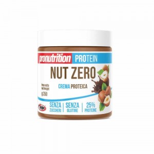 Nut Zero ProNutrition Crema Proteica Cacao e Nocciole 350 g, 25% Proteine e Zero Zuccheri
