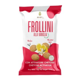 Frollini vaniglia e limone Dr Keto 45 gr. Frollini vaniglia e limone Dr Keto 45 gr.