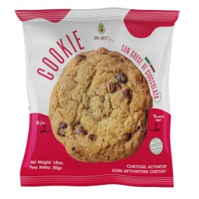 Cookie con gocce di cioccolato Dr Keto 50 gr. Cookie con gocce di cioccolato Dr Keto 50 gr.