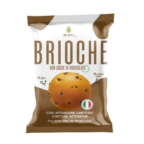 Brioche con gocce di cioccolato Dr Keto 50 gr Brioche con gocce di cioccolato Dr Keto 50 gr