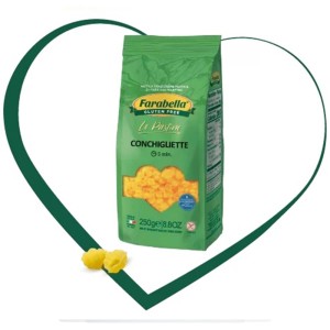 Conchigliette Farabella Senza Glutine – Pastina di Mais e Riso per Brodo e Minestre 250 g