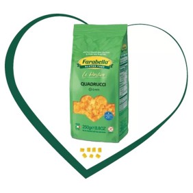 Quadrucci Farabella Gluten-Free – Corn and Rice Pasta for Soups and Broths 250g Quadrucci Farabella Gluten-Free – Corn and Rice Pasta for Soups and Broths 250g