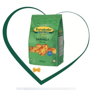 Farfalle Farabella Senza Glutine – Pasta Gluten Free di Mais e Riso 250 g