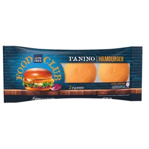 Panino Hamburger Nutrifree 110 g  Panini per Hamburger Senza Glutine, Latte e Lattosio