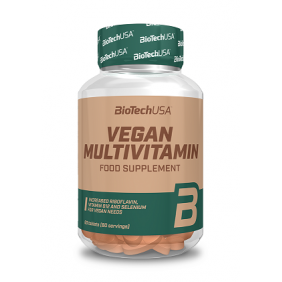 Vegan Multivitamin BiotechUsa 60 compresse Vegan Multivitamin BiotechUsa 60 compresse