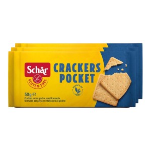 Cracker Pocket Schär – Crackers Senza Glutine Monoporzione (3x50gr.) 150 g