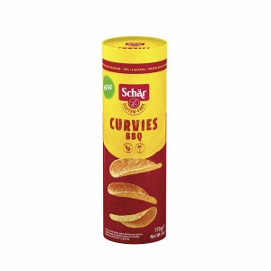 Curvies BBQ Schär  Chips di Patate Senza Glutine al Gusto Barbecue 170 g
